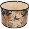 INOOMP Paralume in Bambù Stampato per Lampade a Sospensione, Coprilampada Leggero e Decorativo per Arredamento Casa, Accessorio per Illuminazione Motivo Paesaggistico