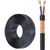 GO BEYOND YOURSEIF Cavo In Rame Schermato A 2 Conduttori, Cavo Flessibile For Segnali E Alimentazione Da 0,5 A 2,2 Mm², For Automazione, Audio E Cablaggio Domestico(25ft,1.5mm2-2c)