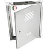 Generico SPORTELLO CONTATORE GAS ACCIAIO INOX VARIE MISURE COMPLETA DI CHIAVE (35x45)