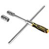 Ingco- Chiave A Croce con 4 Chiavi a Bussola: 17mm, 19mm, 21mm, 23mm