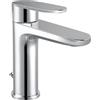 Yellowshop - Miscelatori rubinetterie bagno completo Winter lavabo bidet vasca e doccia incasso ed esterno in ottone cromato flessibile inox piletta clic-clack (Lavabo)