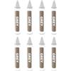 QUARKZMAN Pennarelli per Riparazione Legno, 8 Pz Sticks Riempitivi Grigi Touch-Up, Pastelli Cera Legno per Graffi, Pavimenti in Legno, Tavoli, Armadi, Falegnami, Coperture