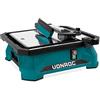 VONROC Tagliapiastrelle VONROC 650W - Piano Inclinabile 0-45°, Serbatoio Acqua, Lama Diamantata Ø180mm, Guida Parallela, Sicurezza Inclusa