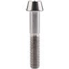 Yaruijia - Bullone in titanio M8 x 15 20 25 30 35 40 45 50 mm con testa conica a brugola per parti di biciclette moto passo 1,25 mm (M8 x 50 mm, titanio)