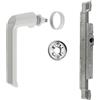 Schüco Set di riparazione ingranaggio maniglia rosetta RAL9010 per finestra in alluminio (DIN destra) 223286