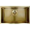 Essebagno Luisa lavello a vasca singola 76x45 oro spazzolato