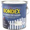 Bondex Tinta Colore per Legno per Esterni, Bianco, 2,5 l, 428252