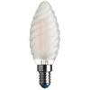 nextradeitalia 5BLISTER LAMPADA FILO LED TORTIGLIONE STICK SATINATA E14-4.5w - 2700?K calda - 470 lm - 35x97h