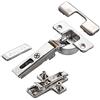 SOTECH 2 x cerniera per vasi Salice serie 700 con ammortizzatore 110° schema di foratura T52 sormonto angolare inclusa piastra di montaggio cruciforme altezza 3 mm con viti Euro
