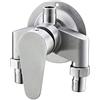 QIYOU Rubinetto da bagno a parete in acciaio inox doccia Rubinetto Miscelatore Bagno acqua calda e fredda Valvola miscelatrice, Doccia Esterno