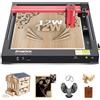ATOMSTACK A12 Pro Incisione Laser 50W, Taglio Laser potenza laser 12W, 0,05*0,06 mm Punto Fino incisore Laser per Legno Pelle Metallo, non richiede installazione, con Stop di Emergenza e Giroscopio