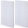 Sasylvia, 2 pannelli isolanti in fibra di ceramica, 30,5 x 20,3 x 1,1 cm, ignifugo, resistente al calore, strumento ad alta temperatura per stufe a legna, camini, forni per pizza, forni