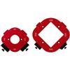 Filteilect Set di stampi ad arco per router per la lavorazione del legno, in lega di alluminio R Gauge Arc Stampi con R10-R50 per angoli interni ed esterni, 2 pezzi per armadio e
