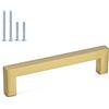 LONTAN 1 Pezzi Maniglie per Mobili da Cucina 256mm Maniglie Cucina Maniglie Armadio Maniglie Cassetti Maniglia Ottone Acciaio Inox Maniglie per Mobili Vintage Maniglie per Sportelli Cucina