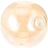 DIYEAH Paralume a Globo in Vetro Ambrato 120mm G9, Copertura Luminosa Trasparente per Lampada a Sospensione, Accessorio Decorativo Protezione Lampade da Terra e Lampadari, Sostituzione