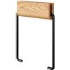 LeeQinersw Porta di tessuto Organizzatore del bagno Organizzatore di tessuto WC Scaffale per lavaggio per lavaggio, Nero