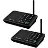 MERHOVO Sistema interfonico, di interfono wireless a lungo raggio da 1 miglio for la comunicazione tra uffici domestici e aziendali da una stanza all'altra.,Qualità audio chiara(2 Unit Black)