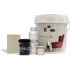 Nikkolor Kit Microcemento 8m² per Pavimenti e Pareti - Copre Piastrelle Senze Demolire - Finitura Opaca - Sabbia Dorata