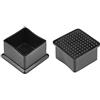 Generic XYWHPGV Tappi terminali in gomma 50 mm x 50 mm mobili quadrati gambe per sedie da tavolo 12 pezzi(32093 c6b74 e3bfa f845e e26d6 bdd19