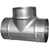 Hg hava Tubo rotondo fi 160 per sistemi di ventilazione, connettore per tubi a tre vie in lamiera di acciaio zincata, distributore d'aria, connettori per tubi tondi per canali, tubo di ventilazione Ø