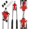 IMJ-Global Rivettatrice Manuale | per Rivetti Filettati | 3 Testine 2,4-4,8 mm | Manici Ricoperti in Gomma 540 mm