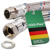 H2O-Flex Tubo corazzato 1ÜM x 1AG (DN25) - 2,00m / 2.000mm