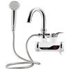 Antdau71 - Riscaldatore Istantaneo Acqua Calda Rubinetto Elettrico per Doccia Cucina Bagno con Display Della Temperatura e Senza Serbatoio Con Attacco A Muro Cw721