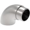 Sellon24® - Configuratore per corrimano in acciaio inox 42,4, accessori per scale, corrimano a parete, supporto per corrimano, supporto, connettore, angolo curvo, tubo, tubo in acciaio inox, raccordo