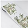 Dostear Bordo decorazione autoadesiva rimovibile per cucina bagno piastrelle adesivo per pareti autoadesiva alberi verdi 12cm X 500cm
