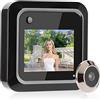 Miokycl Display LCD TFT per Visore Intelligente 2,4 Pollici Registrazione Fotografica con Fotocamera Grandangolare 0,3 MP a 95°