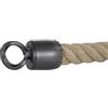 Gepotex Terminale in ferro battuto con anello per corrimano da 30 mm, fune di intercettazione/corda per scale