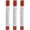 QUARKZMAN Crayon per Riparazione Mobili, 3pz - Stucco per Cera per Legno, Ritocco Pennarelli per Mobili - per Coprire Graffi Fori Tavoli Scrivanie Pavimenti Legno, Rovere Rosso