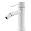 NOLUXA IMEX - Rubinetto Bidet Bianco Opaco | Rubinetto Monocomando Bidet per Bagno | Rubinetto Bidet con Miscelatore Acqua Calda e Fredda | Rubinetteria Bidet | Facile Installazione | Serie Milos Stick