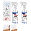 Pelinuar Vernice per Riparazione Multiuso per Pareti e Soffitto, Vernice Spray per Pareti, Vernice a Base d'Acqua Bianca a Pellicola, Vernice per Soffitto che Copre Macchie, Sigillante per Pareti e Soffitto