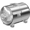 Wiltec Vaso di espansione 100 l orizzontale acciaio inox per impianti idrici, sistemi autoclave, membrana EPDM