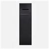 PA-DABAOO Porta Carta Igienica Da Incasso, Porta Carta Igienica Da Bagno in Acciaio Inossidabile Con Contenitore, Mobiletto Per La Spazzatura Nascosto Montato A Parete,Nero