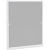 Froadp 100×120cm Zanzariera con Bianca Cornice Della Finestra in Alluminio Fissaggio a Rete Senza Perforazione Tagliabile Singolarmente Paraventi per Soggiorno Camera da Letto Patio