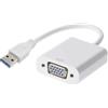 Techly NP 306950 Cavo Convertitore Adattatore da USB 3.2 USB A Maschio a VGA Femmina Bianco