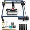SCULPFUN S30 Pro 10W Macchina per l'incisione laser e rullo laser a 360° Macchina per l'incisione laser automatica da 30L/min ad aria compressa con supporto elevabile