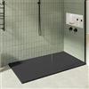 KOES - Piatto Doccia in Resina Serie OBI - 80x120 - Nero RAL 9005