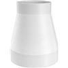 MKK Riduttore per tubo di ventilazione, adattatore di riduzione del tubo, riduzione del flusso ottimizzato (Ø 80-63 mm)