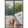 Risareyi Anti-graffio Zanzariera Magnetica 70x205cm, Nero Rete Rinforzata