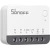 SONOFF ZigBee Mini Smart Switch, interruttore della luce, controllo bidirezionale, compatibile con Alexa, Google Home, ZigBee 3.0 Gateway Hub richiesto, filo neutro richiesto, ZBMINIR2