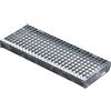 Fenau | Grigliati Gradini/Gradino (R11) XSL - Dimensioni: 800 x 305 mm - MW: 30/30 mm, zincato a caldo, Gradino in acciaio a norma DIN, Scale di fuga adatte, Effetto antiscivolo