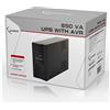 Gembird UPS-PC-850AP gruppo di continuità (UPS) A linea interattiva 850 VA 520 W 4 presa(e) AC