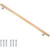 V2Aox Corrimano Scalo Ringhiera Incastrata alla Balaustra Legno di Faggio V2Aox 50-230 cm, VA-hlaufbuche-Länge:120 cm