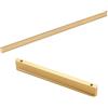 SZLXJMFL Maniglie per Mobili Oro Lunghe, Maniglie per Armadietti Moderno, Alluminio Solida | Finitura Anodizzato, Lunghezza: 80-1000mm Maniglie a T, 2 pezzi Maniglie per Cassetti Dorate-600mm/23.6in