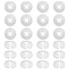 LAITER 24 PCS Rosetta Copertura Termosifone Copritubo per Tubi Bianco Collari di Copertura Copri Copertura Rosetta Plastica Termosifoni Collari Pipe Collar Copertura Tubi Radiatori Morsetti