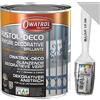 Owatrol DECO Vernice Smalto protettivo, Primer antiruggine, perfetto per Ferro (anche zincato), Legno, PVC, Plastica, Tegole. Finitura Lucida (2,5 Lt, Grigio Scuro RAL 7037)