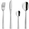 Amefa 156100B314C40 Set Posate, Cromato Acciaio Inossidabile, Silver